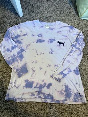 PINK Oversized Long Sleeve Tee